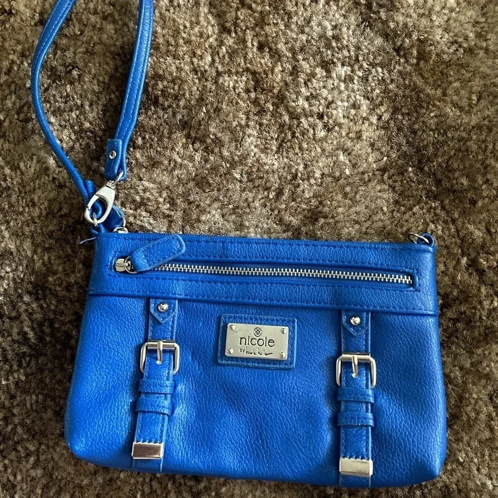 Nicole Royal Blue Wristlet Wallet